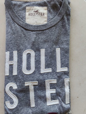Hollister t-shirt, size M, grey