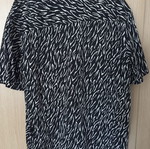 Zara men's short sleeve shirt XL like new, black print