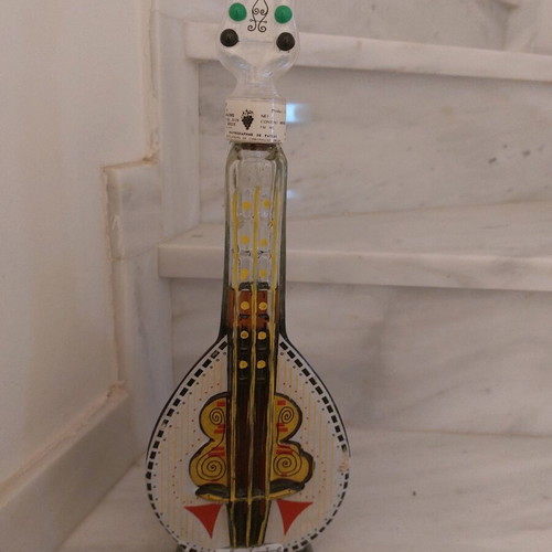 Bouzouki bottle Brandy new, sealed 1979-1985