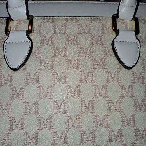 Handbag beige white like new, leatherette