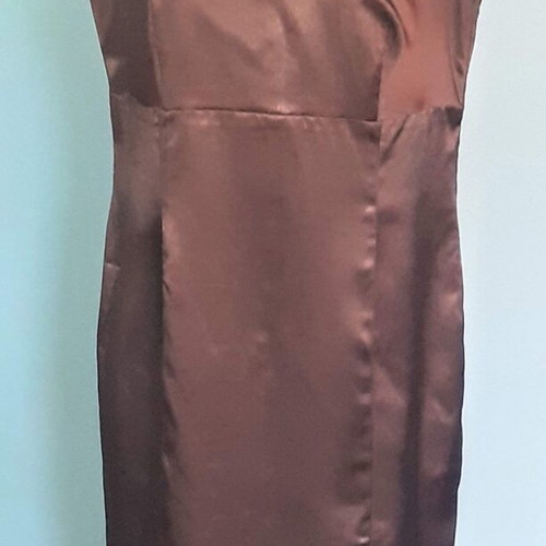 Burda satin dress like new, size L/2XL