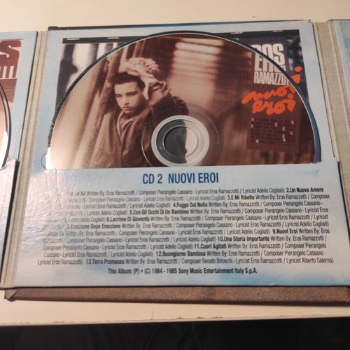 Eros Ramazzotti The Original Albums Collection 4xCD used, pop