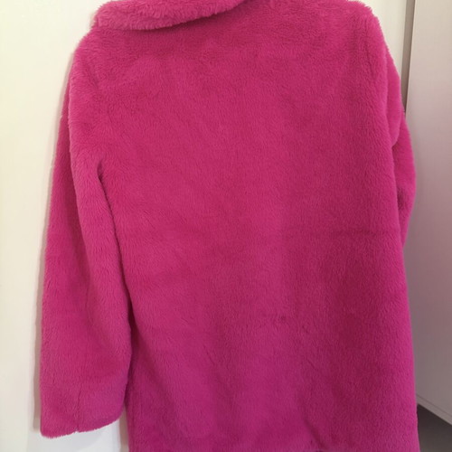 Pink Fur Coat Size S New