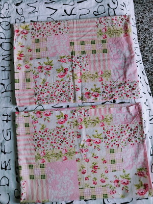 Set of 2 pillowcases in pink shades