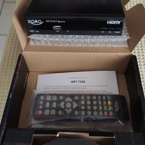 XORO HRT 7520 digital receiver like new, complete set
