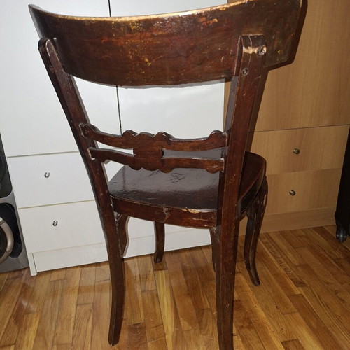 Spanish chair used with carving