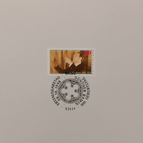 Germany 1998 First Day Cover Stamp, Bonn cancellation