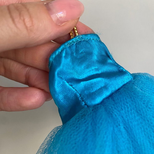 Bibi-Bo vintage blue puff dress used