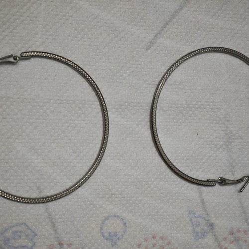 Hoop earrings used
