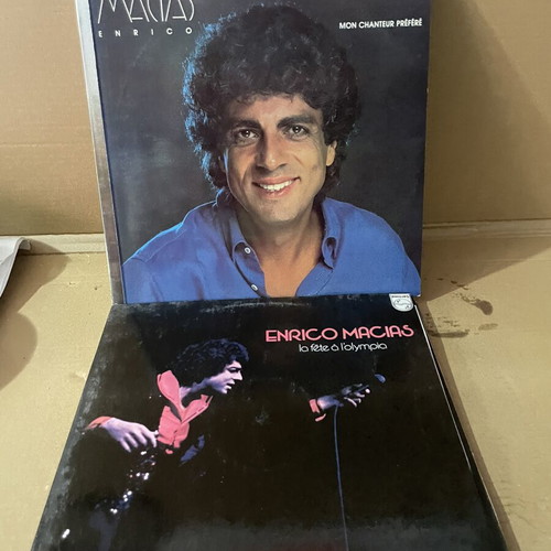 Enrico Macias 10 vinyl records collection