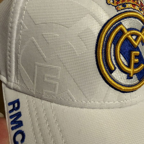 Real Madrid white cap, official product