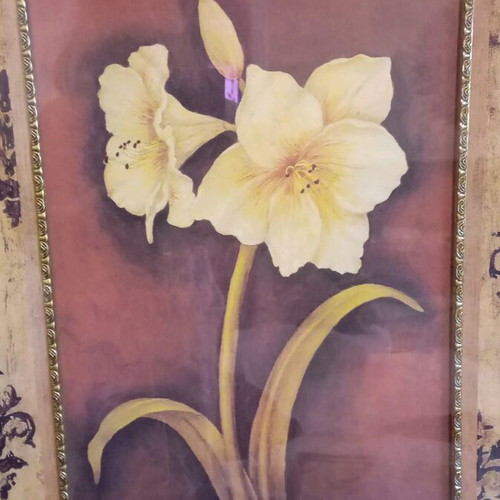 Price drop!! Large frame with antique frame.