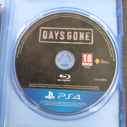Days Gone PS4 game like new with Greek subtitles