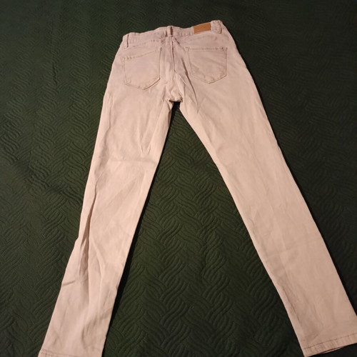 Elastic summer pants like new, beige, size L