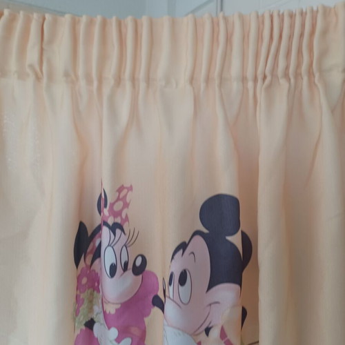 Mickey and Minnie children's curtain used