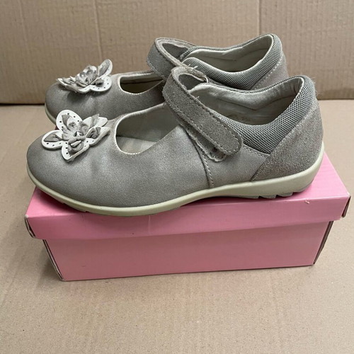 Primigi ballerinas used, leather, grey silver, size 31