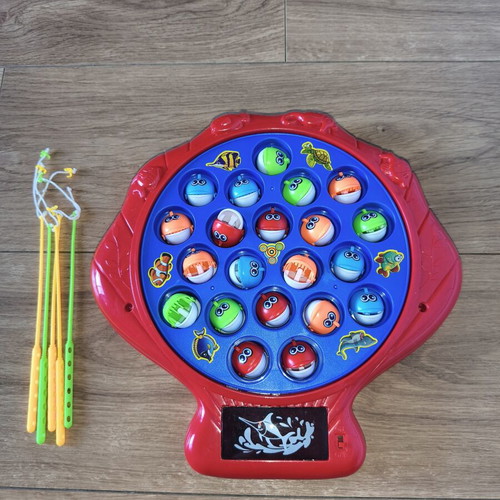 Fishing game with music, 3+ years