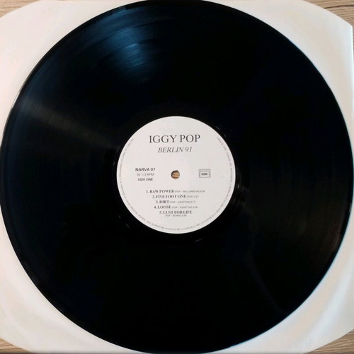 Iggy Pop Berlin 91 vinyl used, 2LP, rock