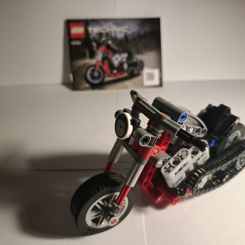 Lego 42132 motorcycle like new with instructions, no wear