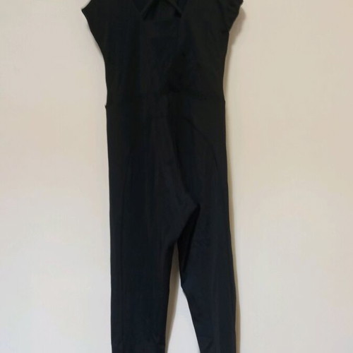 One-piece jumpsuit used, black, size S