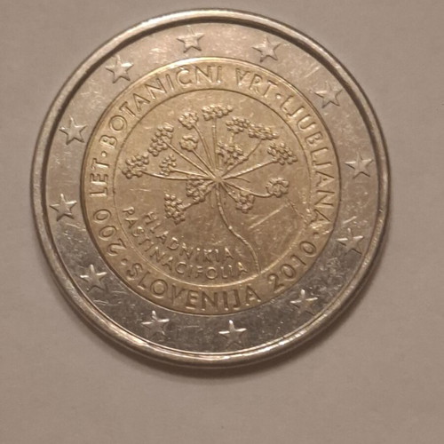 Slovenian 2 Euro Commemorative Coin 2010 like new