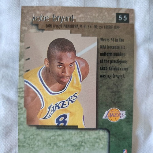 Kobe 1996 Rubies NBA card