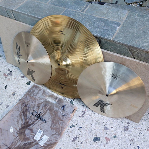 Zildjian K Series Light Hi-Hat 14" new with 20" Turkey Ride gift
