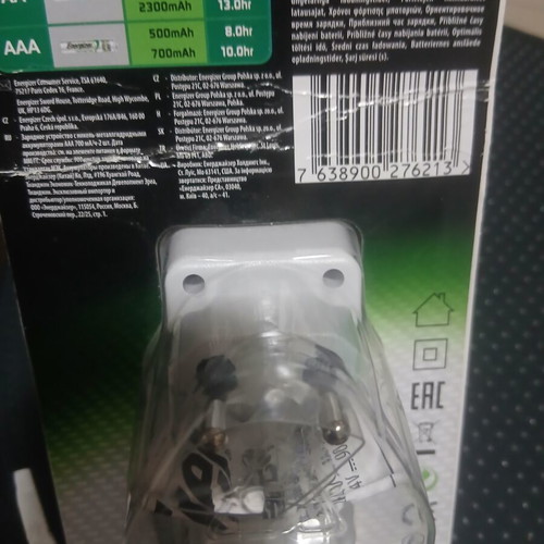 Energizer Mini Charger 2-Slot with Rechargeable AA AAA Batteries new