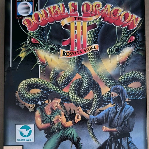 Double Dragon III The Rosetta Stone + Rodland Amiga like new
