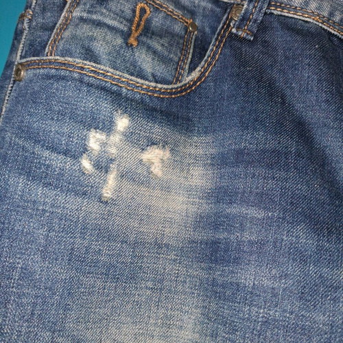 M. Sara modern mid-rise jeans like new, size 38 blue