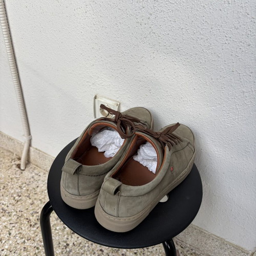 Robinson men's leather shoes used, size 42, olive