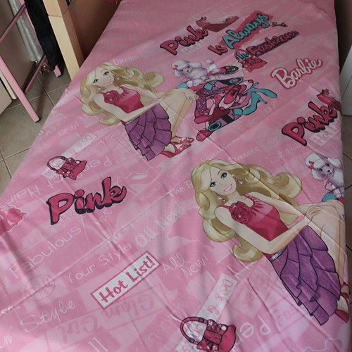 Kentia Barbie cotton bedding set like new
