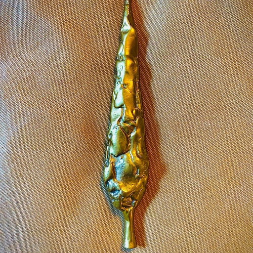 Theodoros Papagiannis bronze sculpture used with marble base