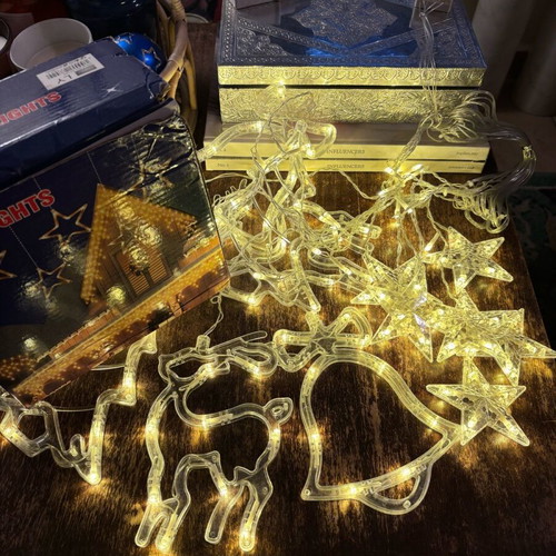 Led curtain lights like new