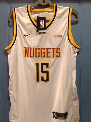 NBA Nuggets Jokic 15 Jersey new, authentic