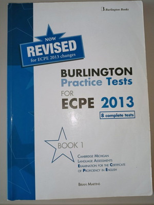 Revised Burlington Practice Tests for ECPE Book 1 like new