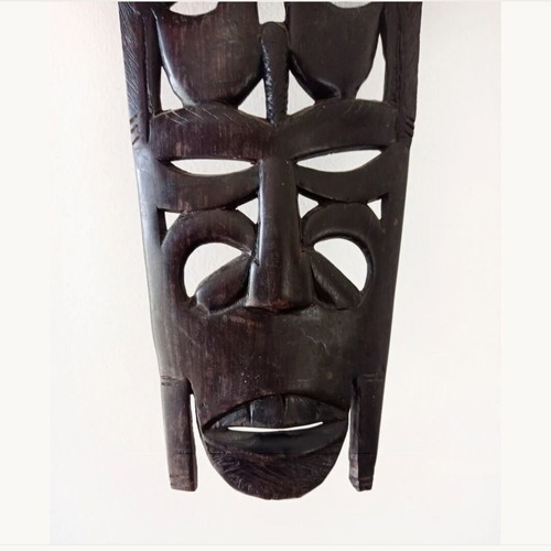 Vintage handmade African mask like new