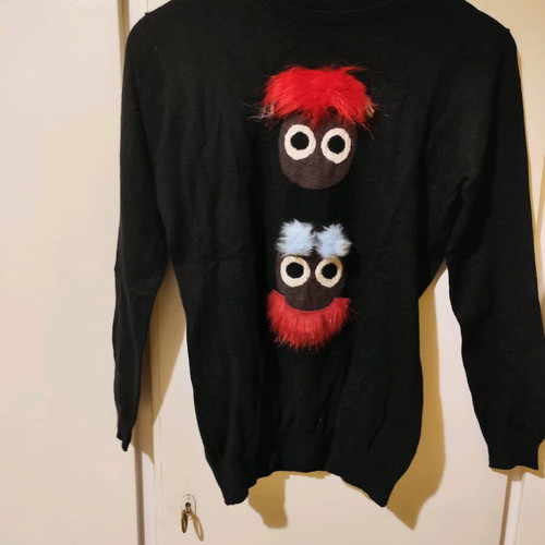 Black shirt with design size medium - large new