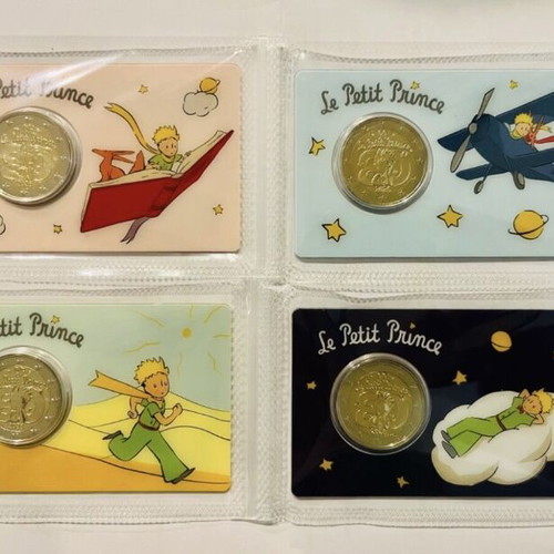 Little Prince Coincard set of 4, new, France 2026