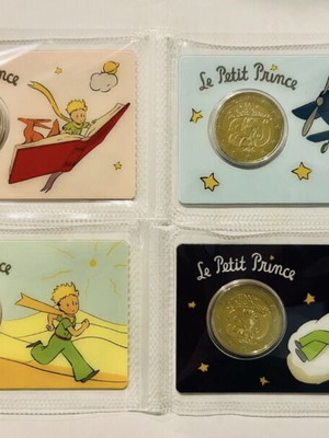 Little Prince Coincard set of 4, new, France 2026