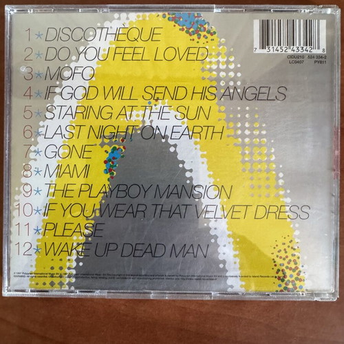 U2 Pop CD like new, rock