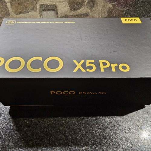 Poco X5 Pro 5G smartphone like new, 256GB, black
