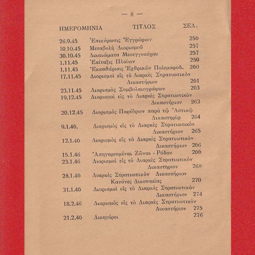 Dodecanese Gazette used, Rhodes 1946, historical book
