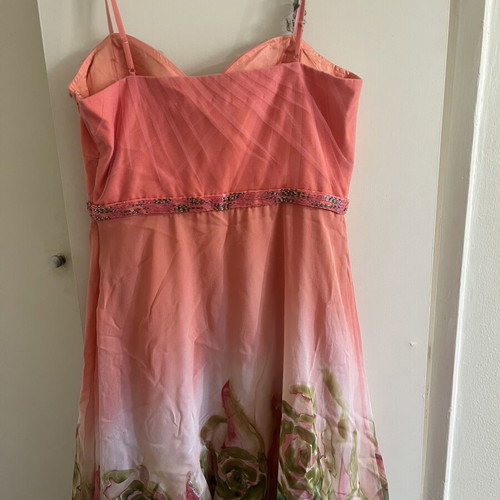 Dress silk and organza couture size M-L like new