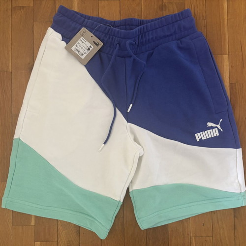 Puma Power Cat Shorts white, size S