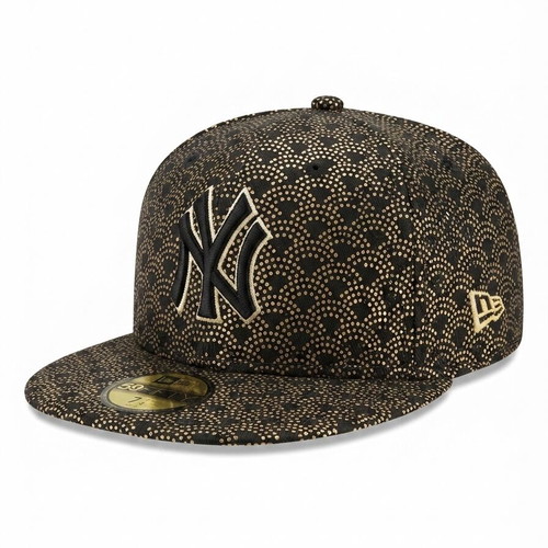 New Era 59FIFTY NY Yankees cap black and gold, like new, size 7 1/2