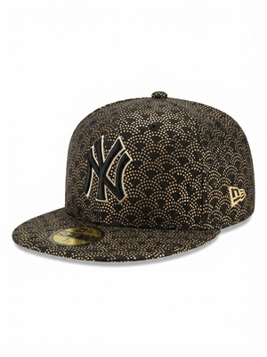 New Era 59FIFTY NY Yankees cap black and gold, like new, size 7 1/2