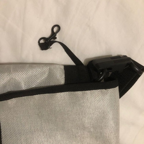 Bree waterproof gray messenger shoulder bag like new