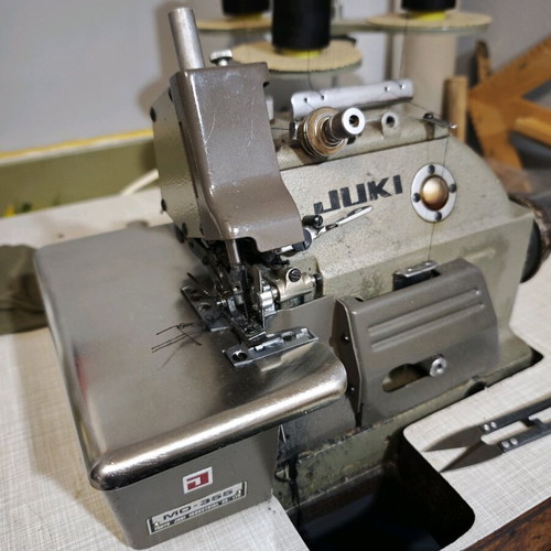 JUKI MO‑355E professional overlock sewing machine used, excellent condition