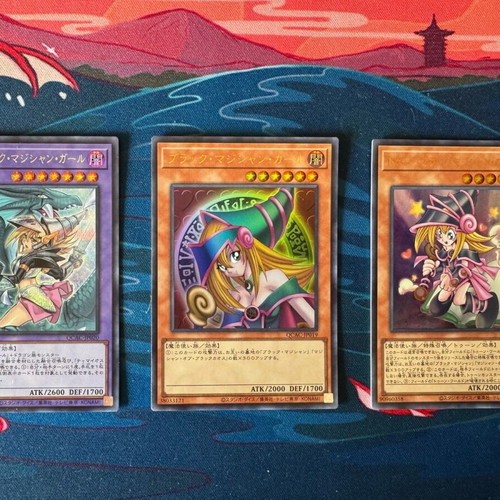 Dark magician girl Yugioh cards 3 Japanese, like new